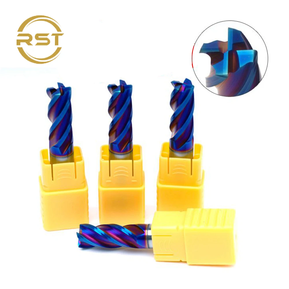 high precision HRC45 55 65 carbide end mill  ball nose mill  bull nose cutter R0.1 0.2 0.3 0.5 1 1.5 2 3