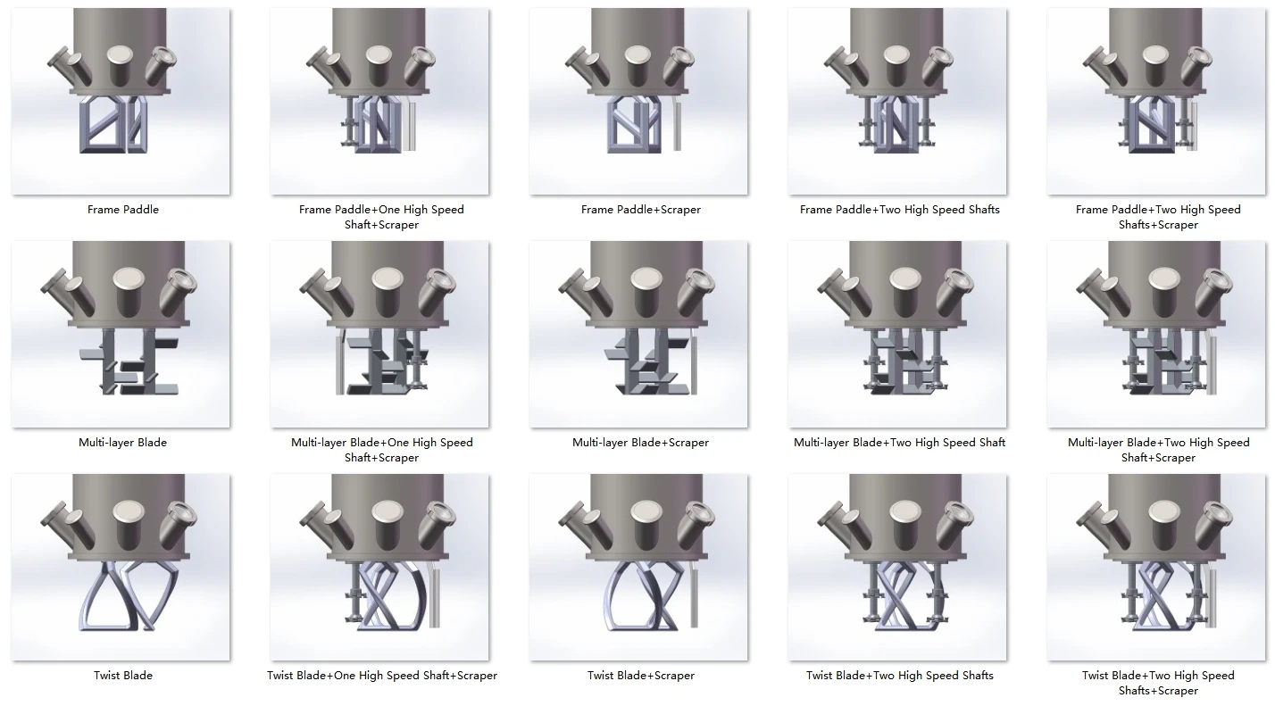 Mixing Machine Manufacturer Double Planetary Paddle Mixer Vacuum