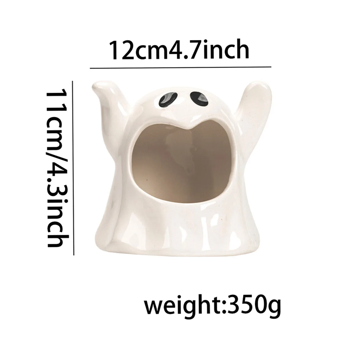 (Wholesale) Hot Selling Creative Resin Halloween Ghost ashtray For Home Decoration