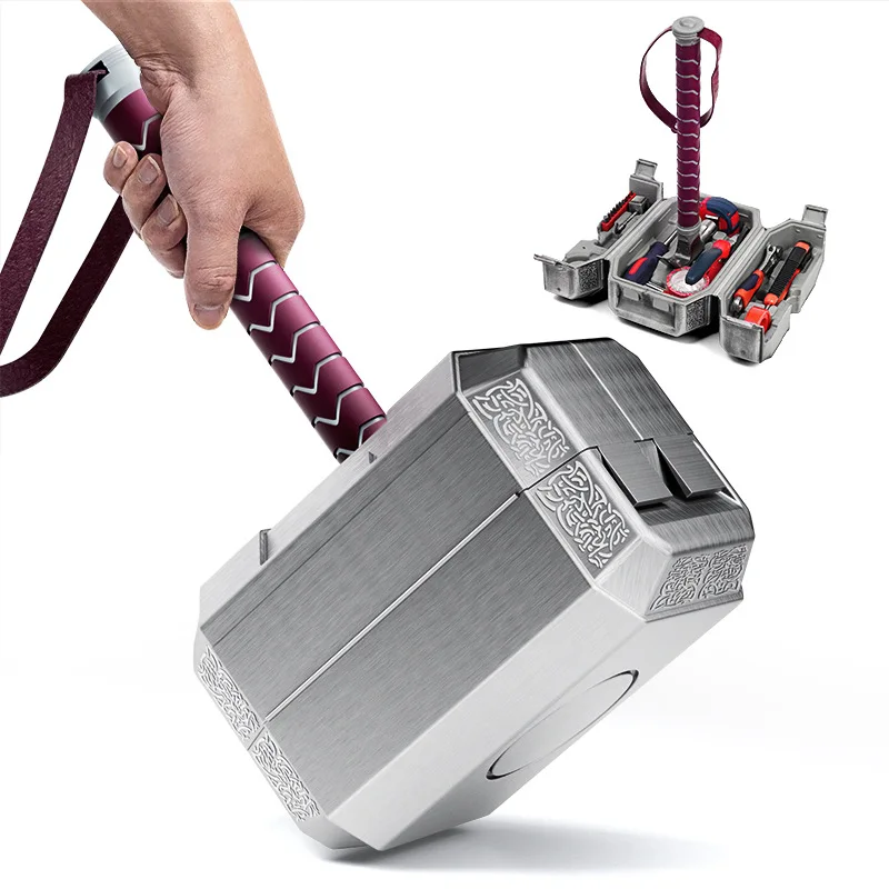 Larix Hardware Tool Set 12 pieces Thunder Hammer Multifunctional Tool box Electrician Maintenance Tool Combination Set