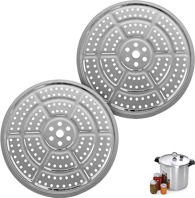New arrival kitchen 22/24/26cm stainless steel baking steam rack pressure cooker canning rack steaming sheet