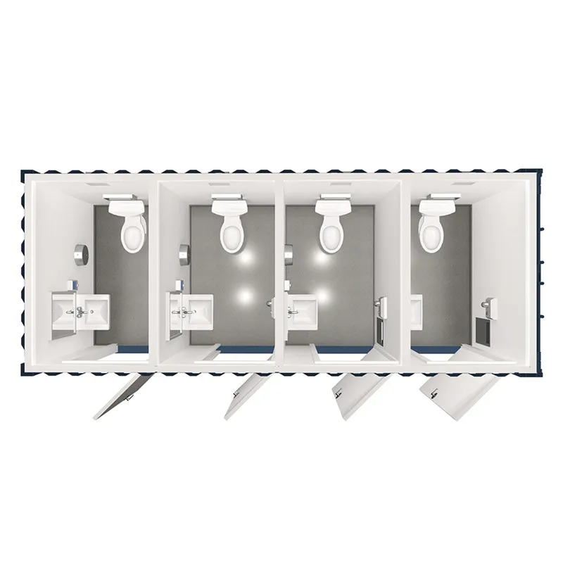 Factory Price Modern Prefab Container Shower Room Portable Outdoor Mobile Bathroom Toilet for Sale for House Use