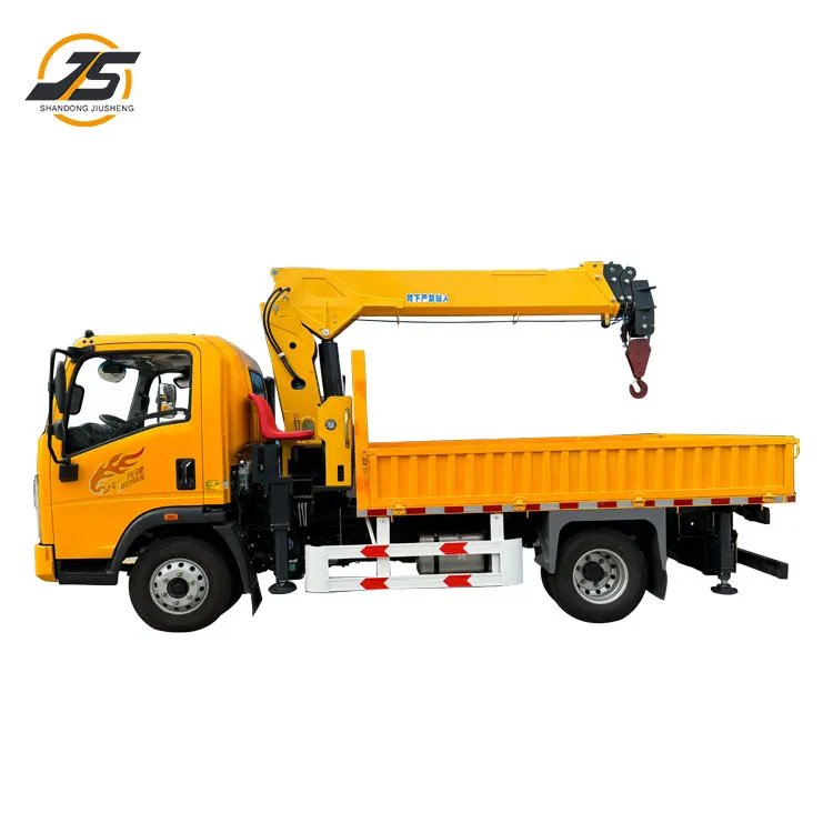 Jiusheng Trunk Mounted Crane Telescopic boom vehicle for construction work