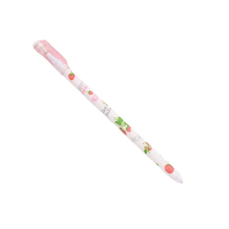 Милые Мультяшные японские и корейские канцелярские принадлежности кавайные черные гелевые ручки 10 цветов набор школьных и детских канцелярских принадлежностей