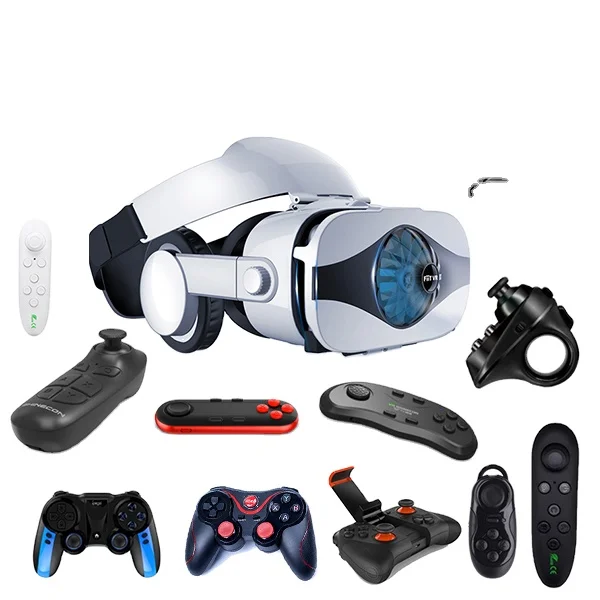 Amazon Лидер продаж 3D гигантский экран театр gafas vr гарнитуры контроллер охлаждающий вентилятор с уникальным дизайном 3d стекло очки