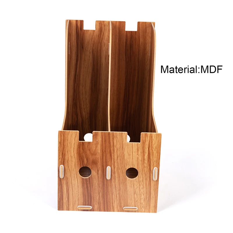 Foska high quality MDF Eco-Friendly Bamboo office Charging Station Rack & Docking Organizer for Multiple Devices