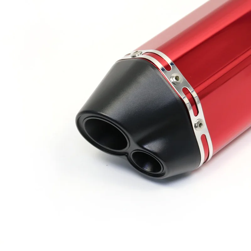 Red ATV dirt bike scooter GP SC exhaust muffler For motorcycle akrapovic exhaust CBR250 FZ8 CBR GSXR exhaust system