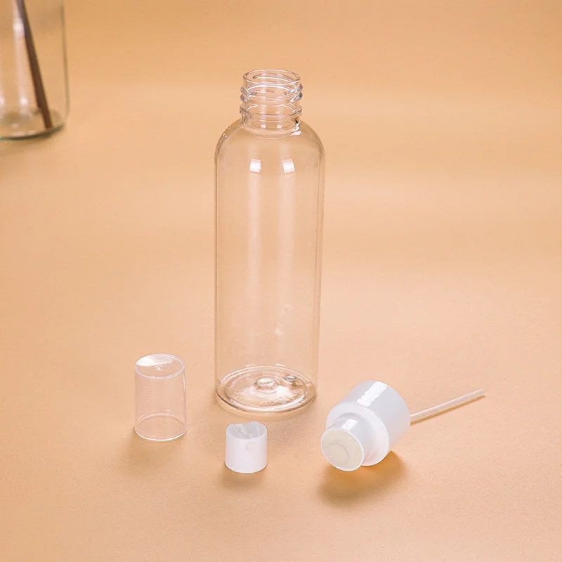 Mini mist spray 20ml 50ml pump cosmetic perfume liquid  fine mist spray stainless steel nasal metal aluminum bottle