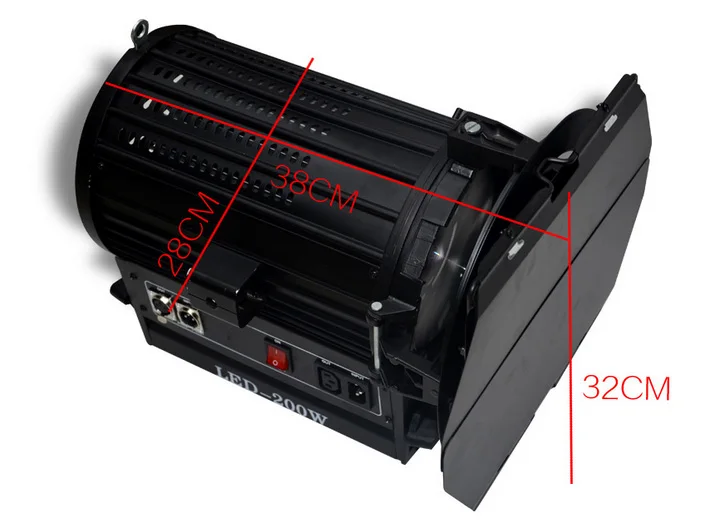  200Watt White COB LED Daylight Photography Camera Video Film Fresnel Spot