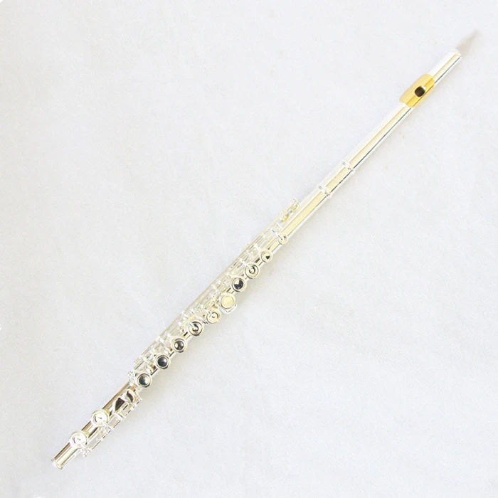 Поо C тон 16 отверстий закрытые отверстия французский ключ позолоченная пластина для губ