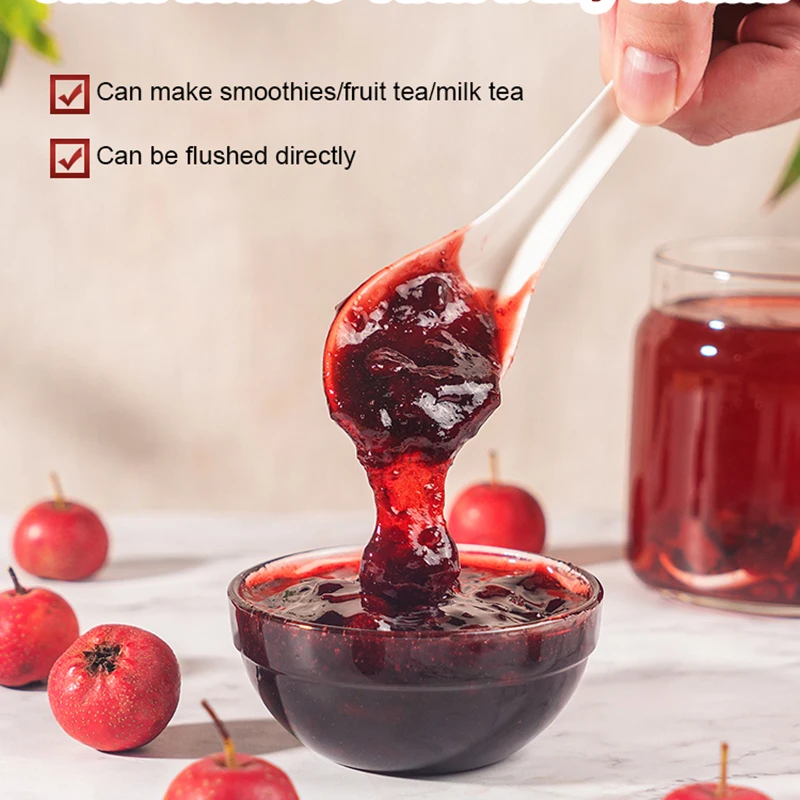 Оптовая продажа Лидер продаж 1 кг сладкий фруктовый джем клубника боярышник варенье пузырьковый чай