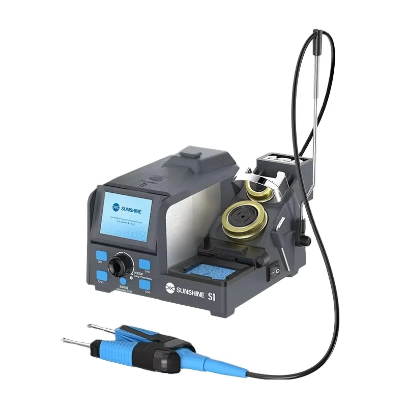 SUNSHINE S1 Intelligent precision soldering station with C120 tweezers handle