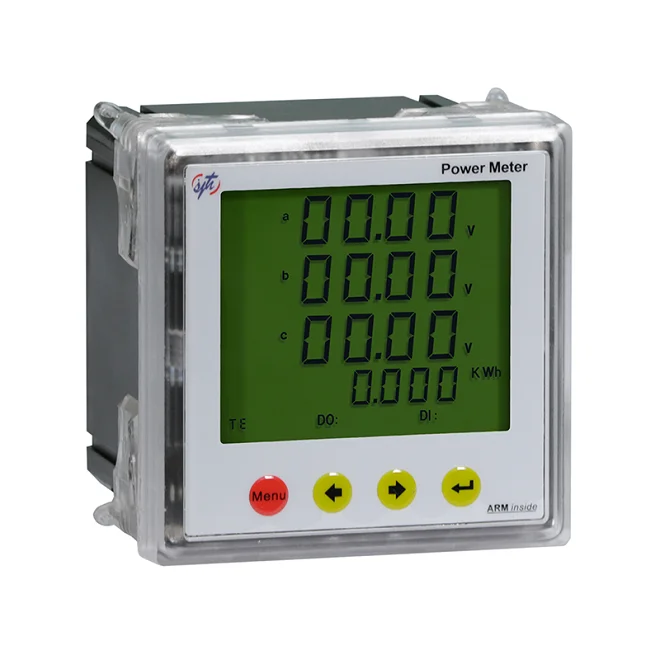 Long Life and High Voltage Three-Phase Ac Harmonic Panel Electric Energy Meter Power Monitor Kilowatt Meter Good Quality