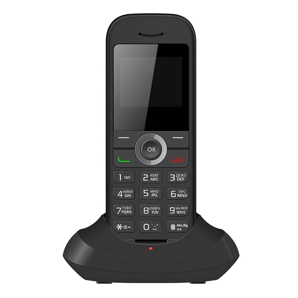 Беспроводной телефон с одной SIM-картой, экран 1,77 дюйма, 2G, ручной телефон для дома, офиса, дома