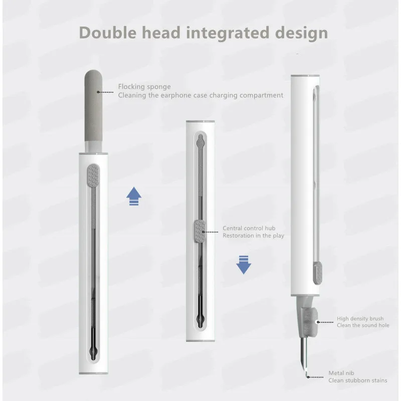 New Design Earbuds Clean Pen For AirPods Pro 3rd Generation Wireless Earphones Cleaning Brush Pen For Laptop Airbuds Cleaner Kit