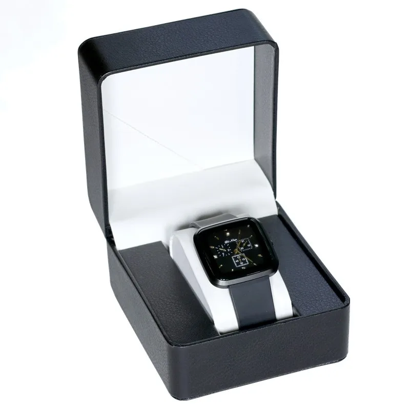 Wholesale Manufacturers Jewelry Box Flip PU Leather Watch Boxes Packaging Storage Gift