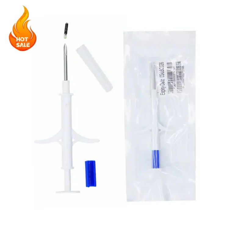 High Quality ISO11784/785 FDX-B Pet Microchip EM4305 Original Chip for Animals Cats Fish Imported 2.12x12mm 8mm Inner Diameter
