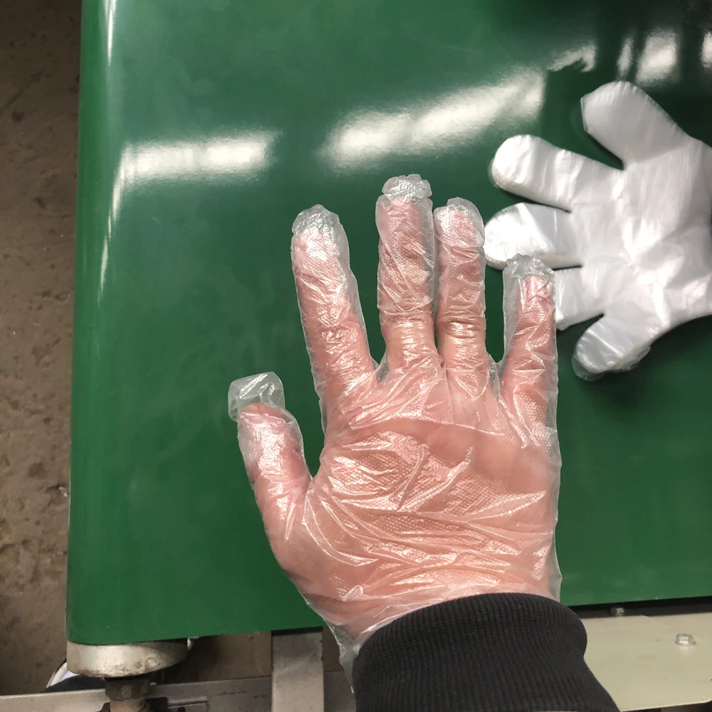 Sanyuan full automatic brand disposable plastic vest glove making machines