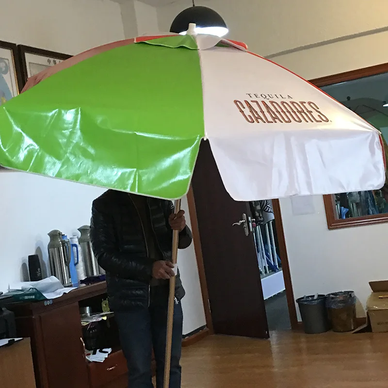 Large White Sunshade Waterproof Outdoor Beach Patio Garden Umbrella