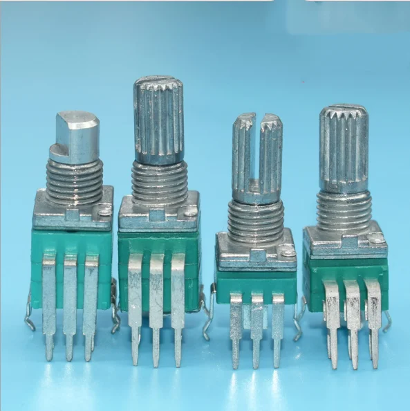 9mm PCb mount vertical potentiometer with push rotary switch