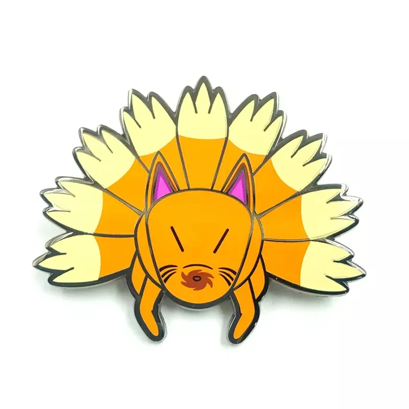Factory Custom  Pins Ninetales Cute High Quality Soft Hard Enamel Pin