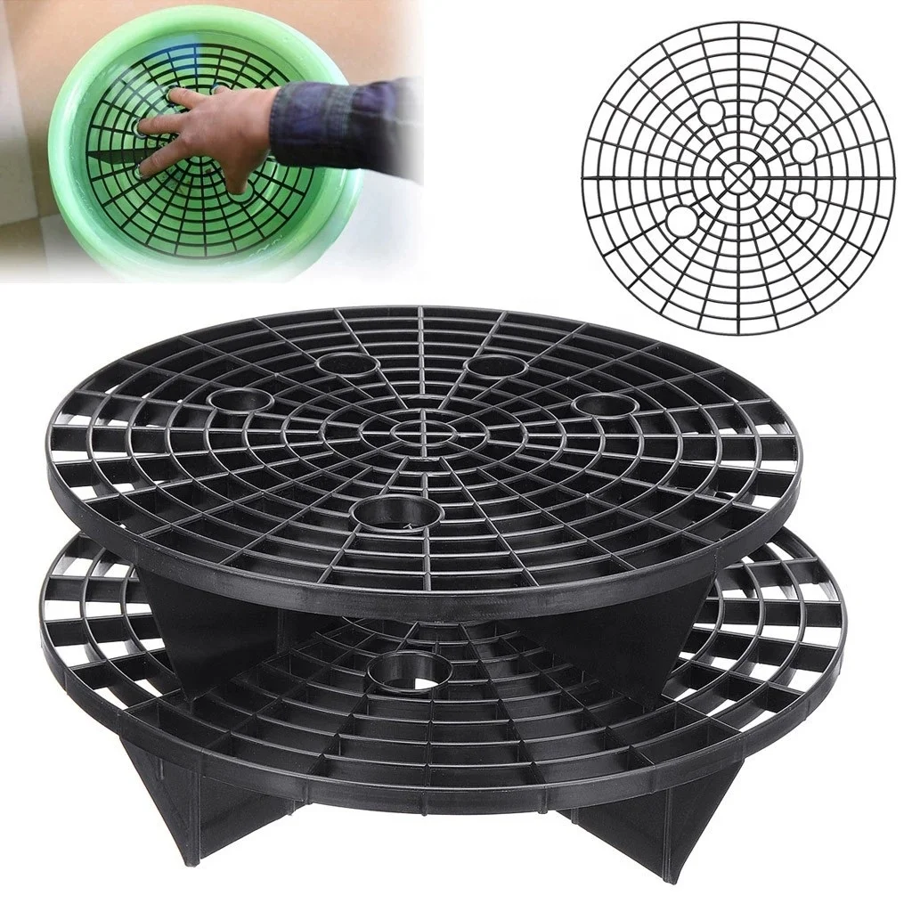 Car Wash Grit Sandstone Isolation Net Insert Water Bucket Scratch Dirt Filter Cleaning Car Filter Accessories