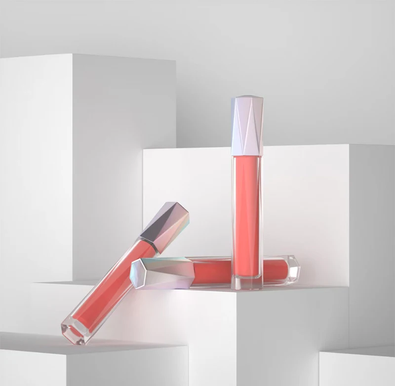 
Low MOQ Square Tubes Plumper Crystal Custom Wholsale Lip Gloss New Private Label Long Lasting Crystal Shimmer Matte Lipgloss 