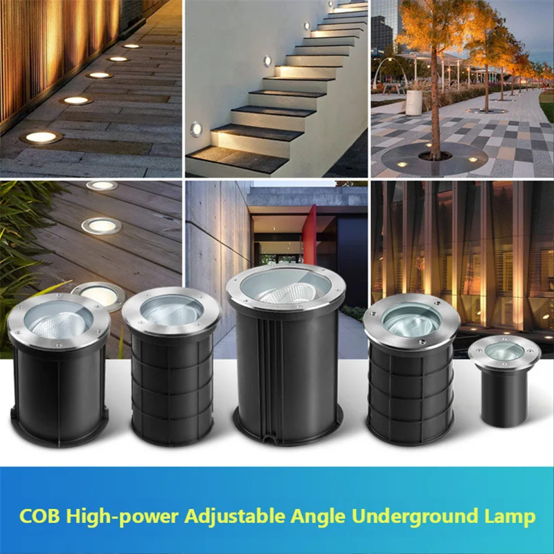 New Style Lighting IP65 cob 5w 7w 12w 15w 20w 30w Led Underground Lights Inground Light