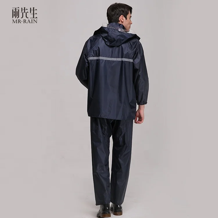 
100% waterproof motorcycle durable adult rain coat rainsuit 