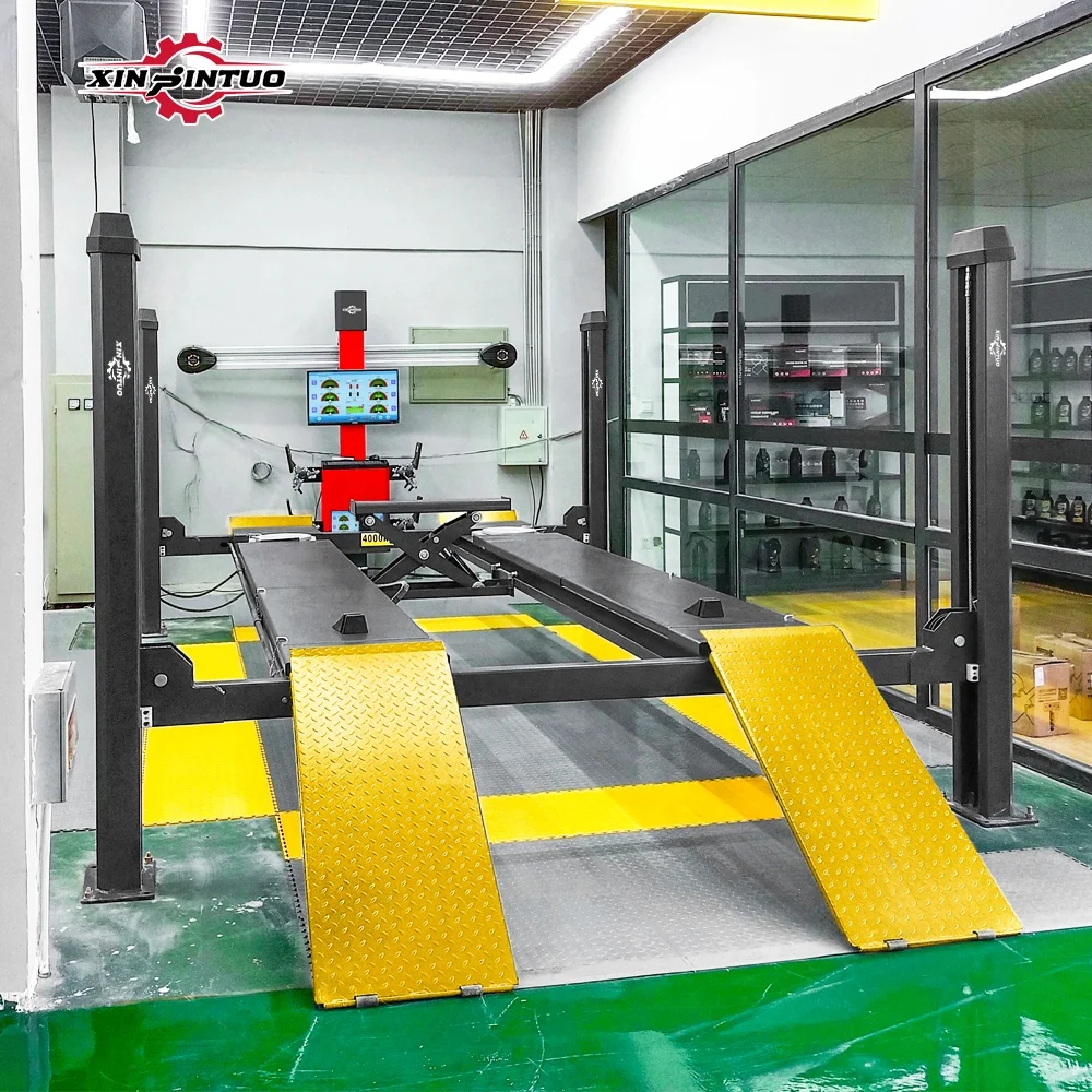Xinjintuo sale A full set of car lift 3d wheel alignment Tire changer machine and wheel balancer combo