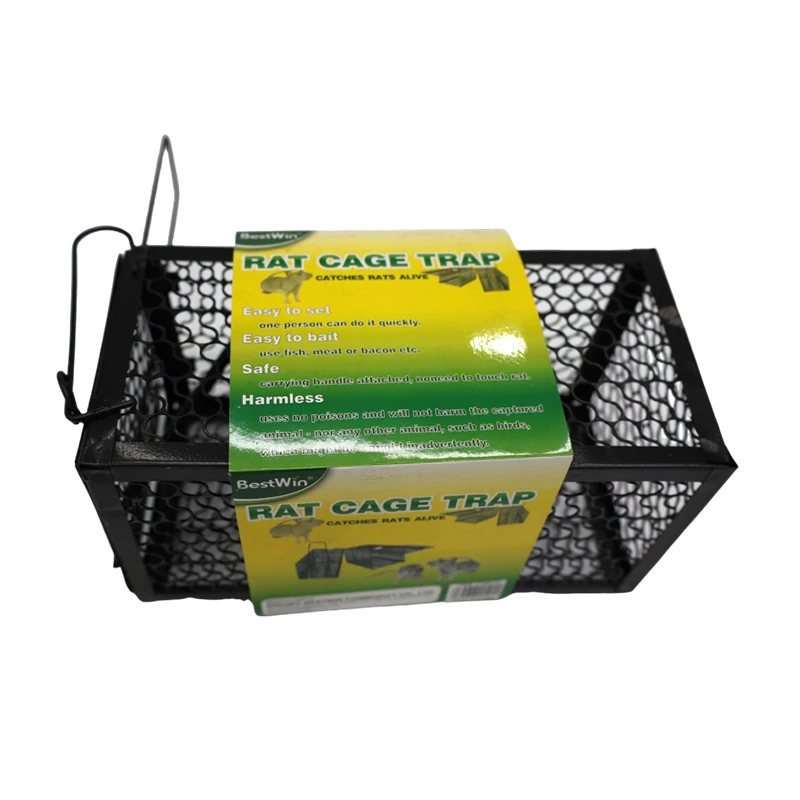 Humane Live Animal Trap Cage Galvanized Metal Rodent Traps Live Cage Catch and Release