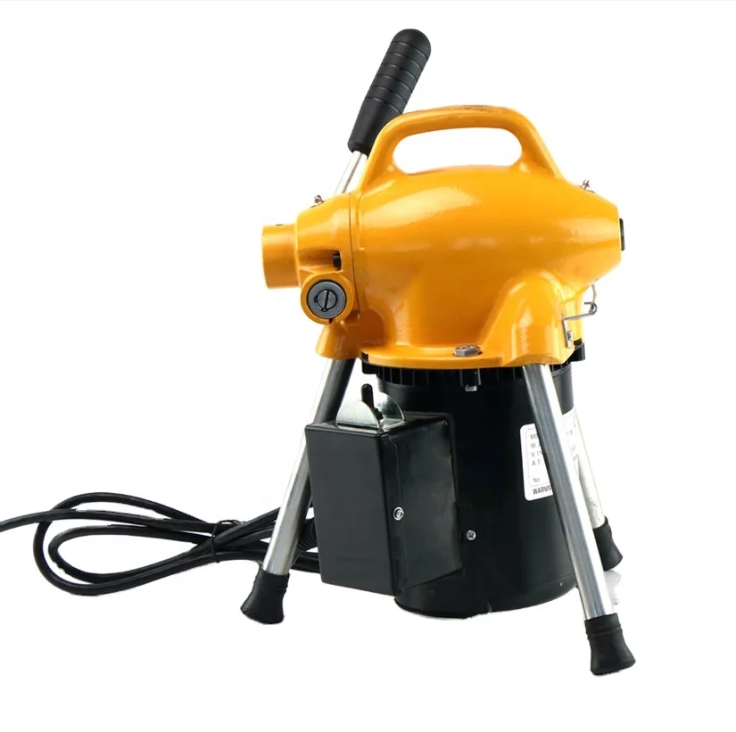 Home flex shaft pipe drain cleaner auger drain cleaning machine with accessories