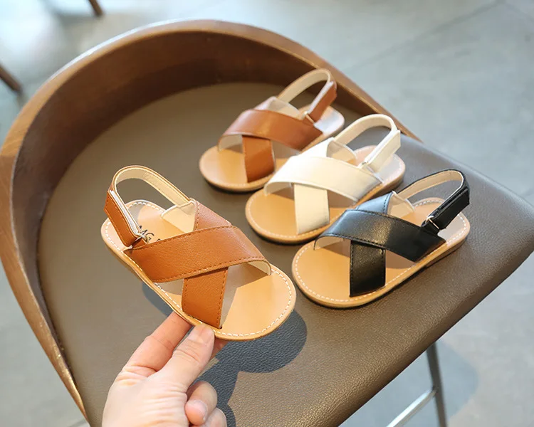 Children sandals for boys and girls 2021 summer fashion new middle-aged cross student beach shoes