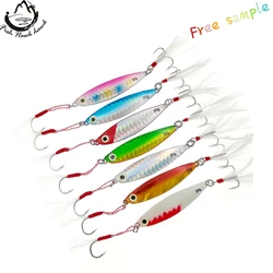 2020 Hot Products10g 15g 20g 30g metal slow jigging lure saltwater with lead fishing lure