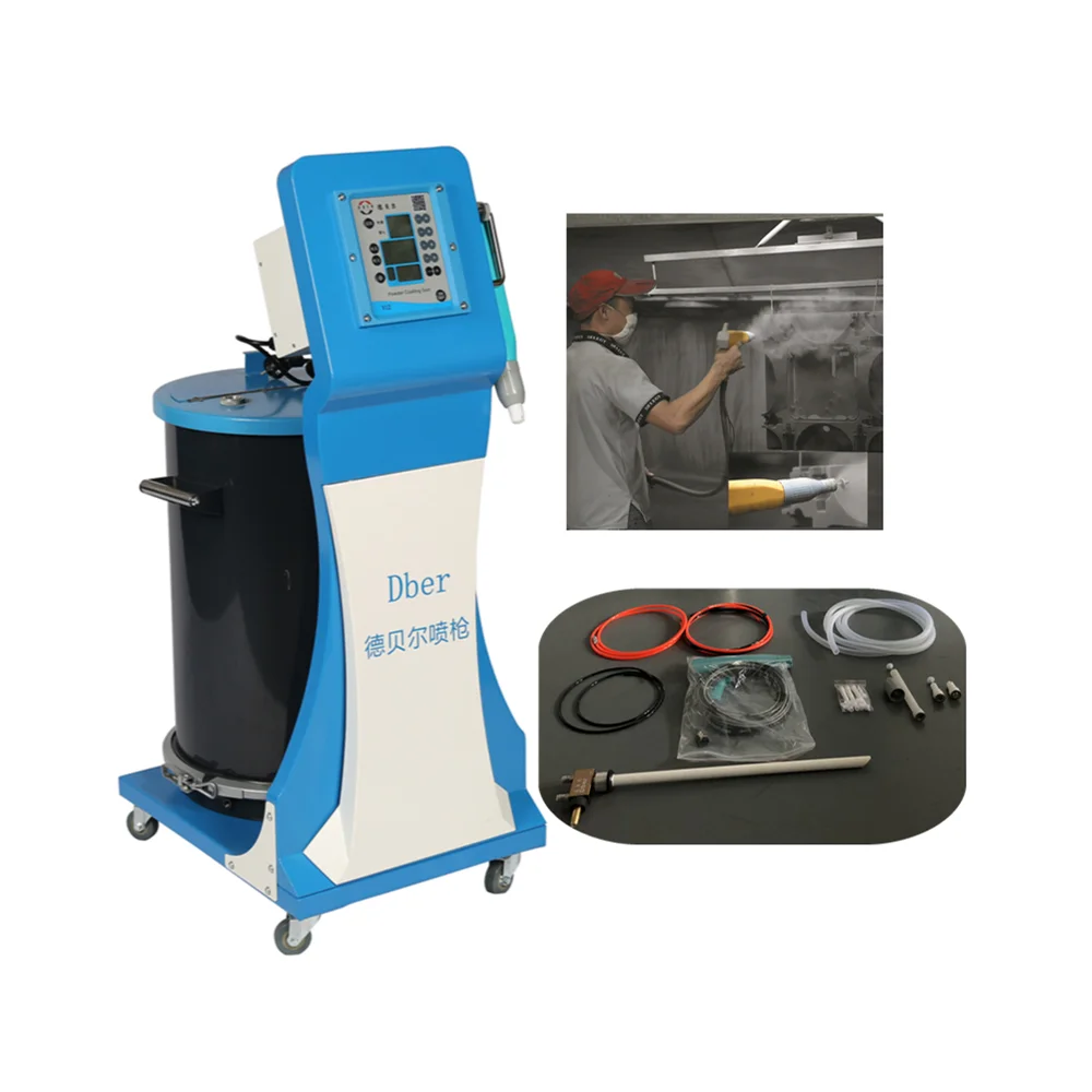 Dber ручной порошковое покрытие брызга машины для пистолета распыления порошковой окраски линии машины для нанесения покрытий