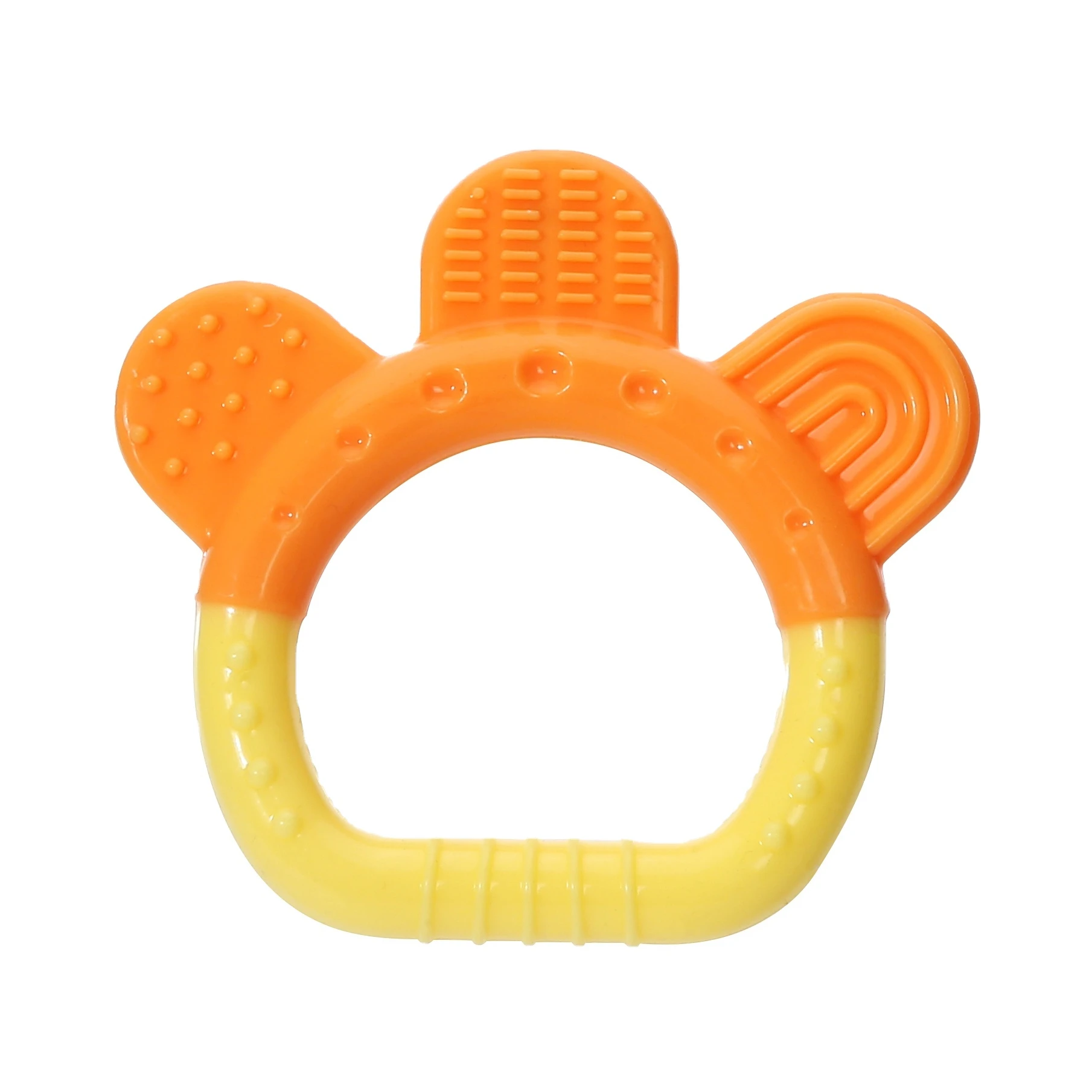 food grade full silicone Banana, palm, grape, watermelon fruit baby training teether
