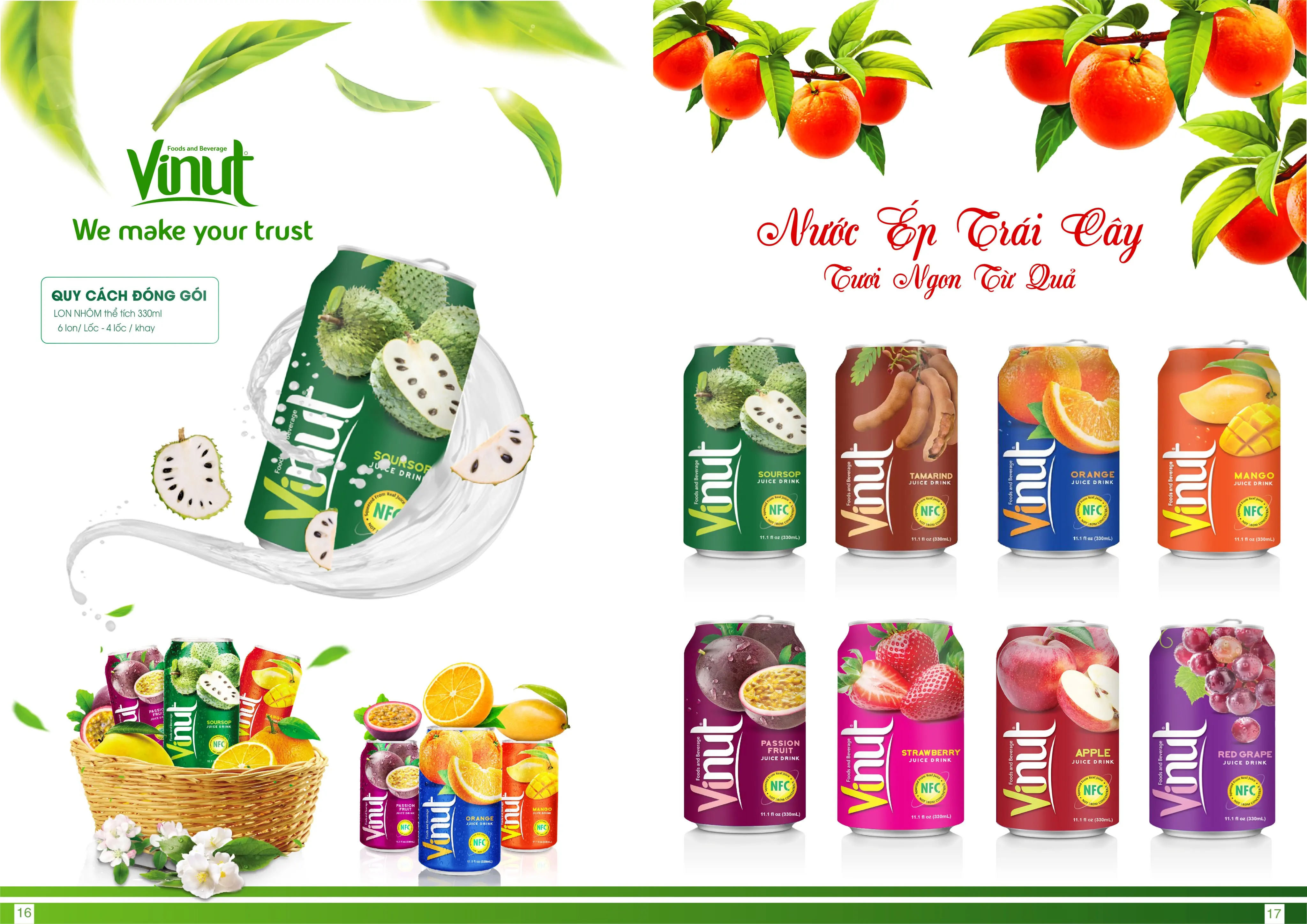 Made in Vietnam Canned Health Passion Fruit Juice Drink Fruit Juice Not From Concentrate Beverage Distributor