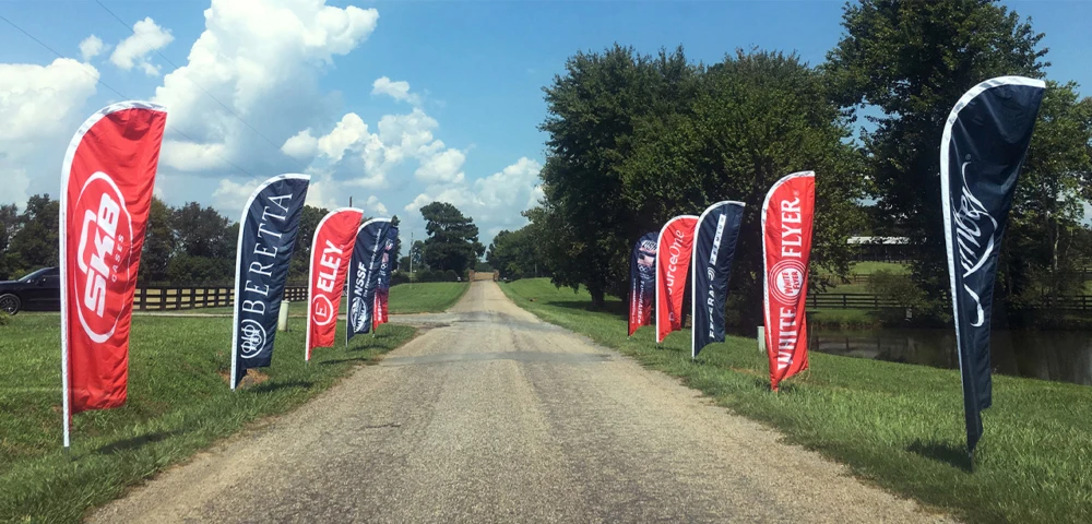 Высококачественный теплопроводный полиэстер 3 м флаг Полюс дешевая цена рекламный пляжный с базой