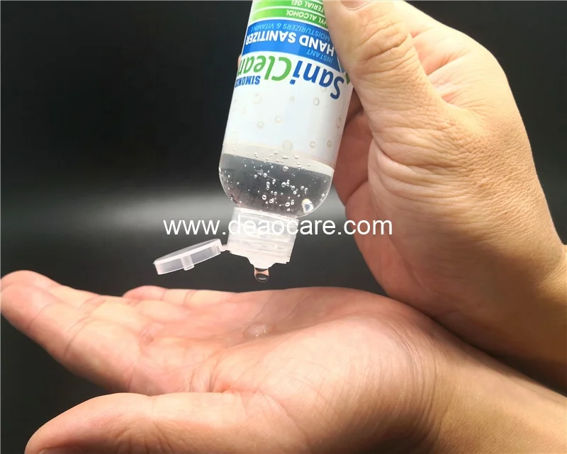 70% Ethyl Alcohol Simoniz Saniclean USA anti bacterial 100ml Hand Sanitizer Gel