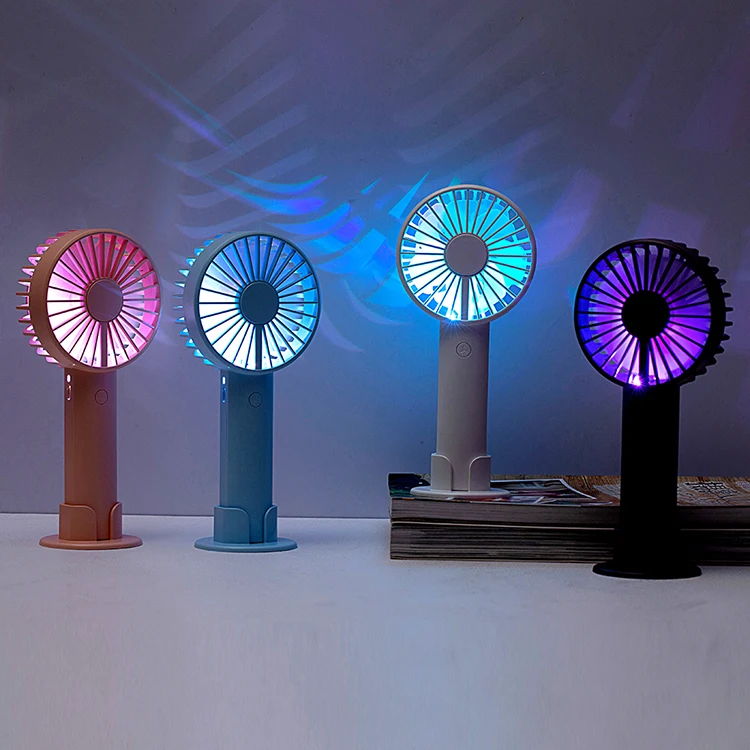 CYNRIN New Design 5v Battery Electric Stand Air Cooling Ceiling Portable Double Blade Mini Lash Fan With USB For Home
