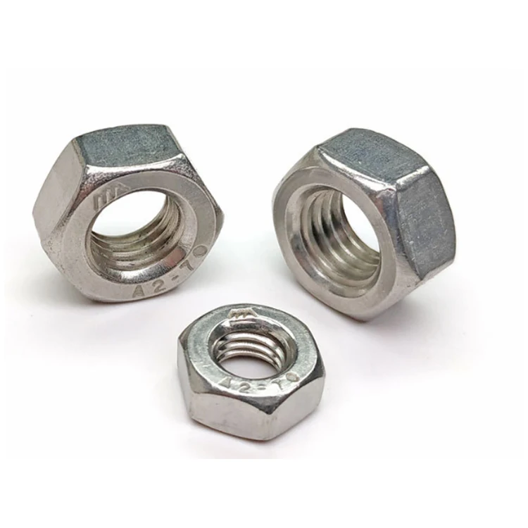 Professional Hardware Fasteners Galvanized Heavy Hex Head Screw Nut M6-M64