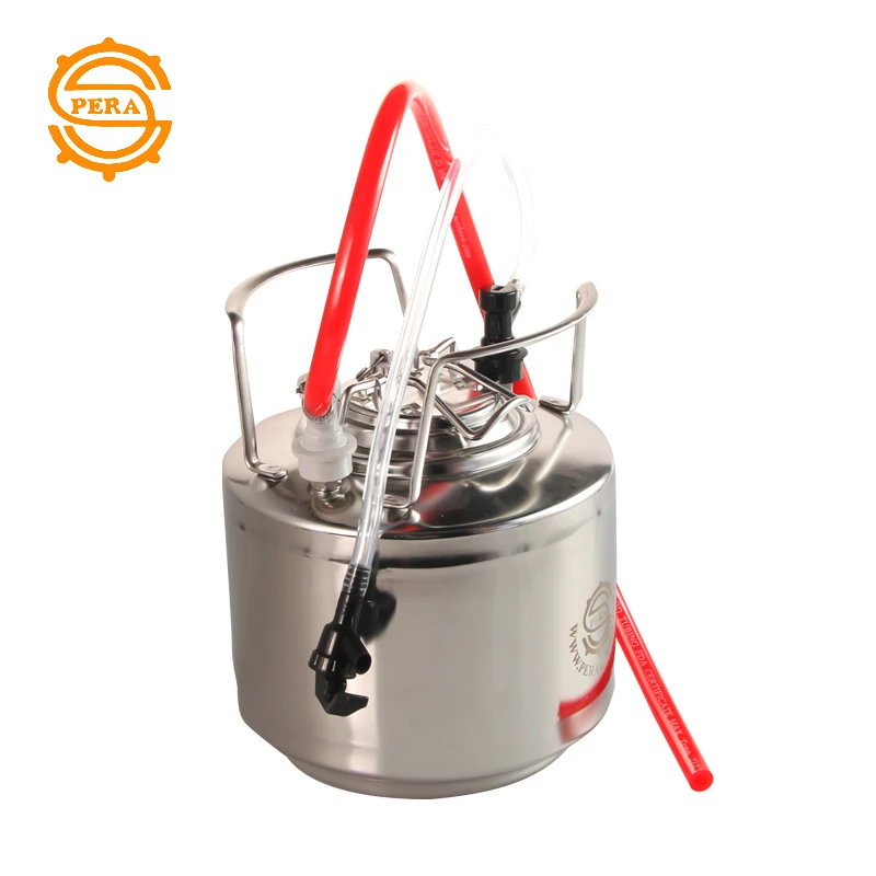 Stainless Steel 304 bar accessories cornelius beer keg ball lock beer barrel keg 6L 10L 19L