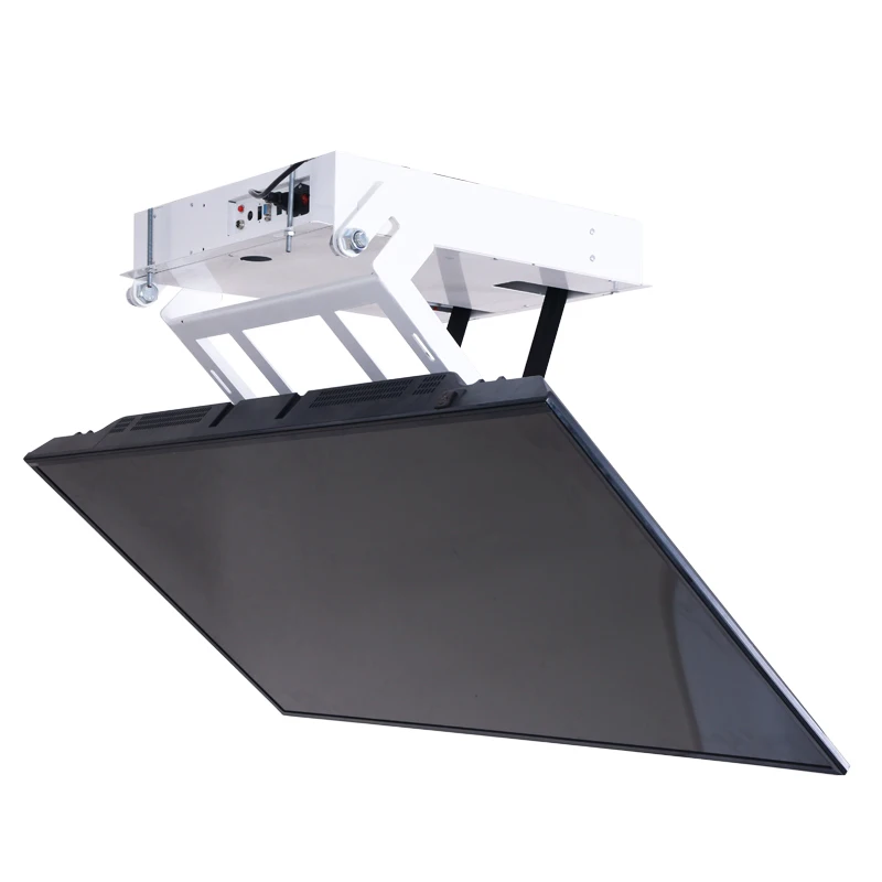 Customized Ceiling Mount Rotating TV Lift Motorized Lift TV Lift Telescoping TV hanger with remote control