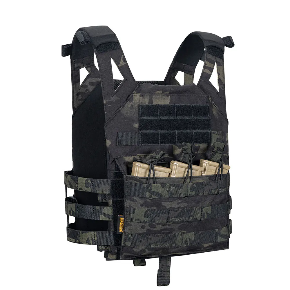 Multicam black 500D Cordura nylon JPC Combat tactical Vest plate carrier
