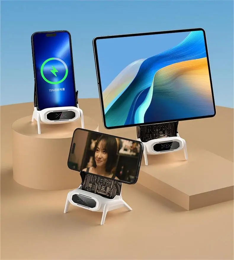 3 in 1 wireless charger magnetic foldable charging 15w output fast wireless charger for mobile phone