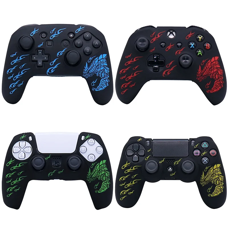 Protective Case Skin for PS5 PS4 Playstation 4 5 Nintendo Switch Pro Xboxones Gamepad Joystick Other Game Controller Accessories