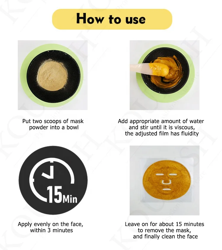 Wholesale Whiten Beauty Organic Peel Off Clean Skin Care Anti-aging Jelly Facial Mask Powder Skincare Face Mask