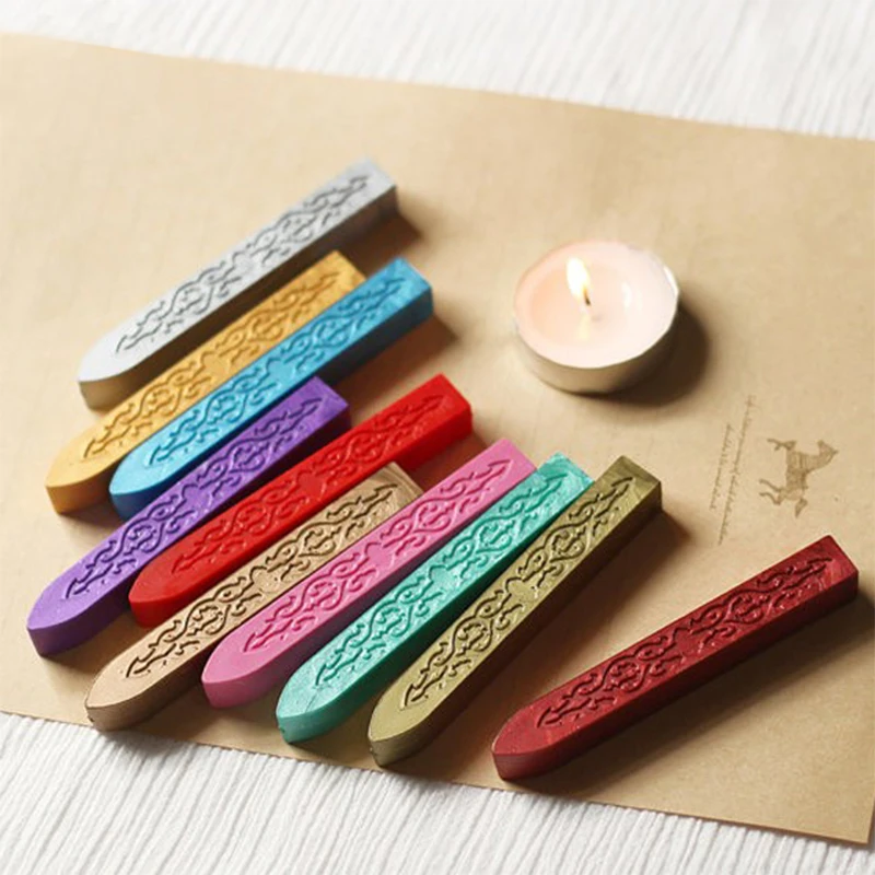 Square Sealing Wax Sticks Envelope Use Non Wick Wax Sealing Sticks