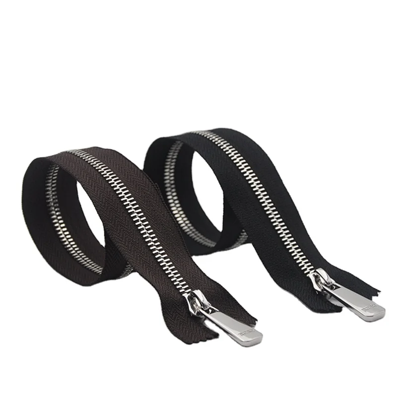 
European Hardware Tooth Series Zipper Open Tail Light Gold Automatic Head Zipper 