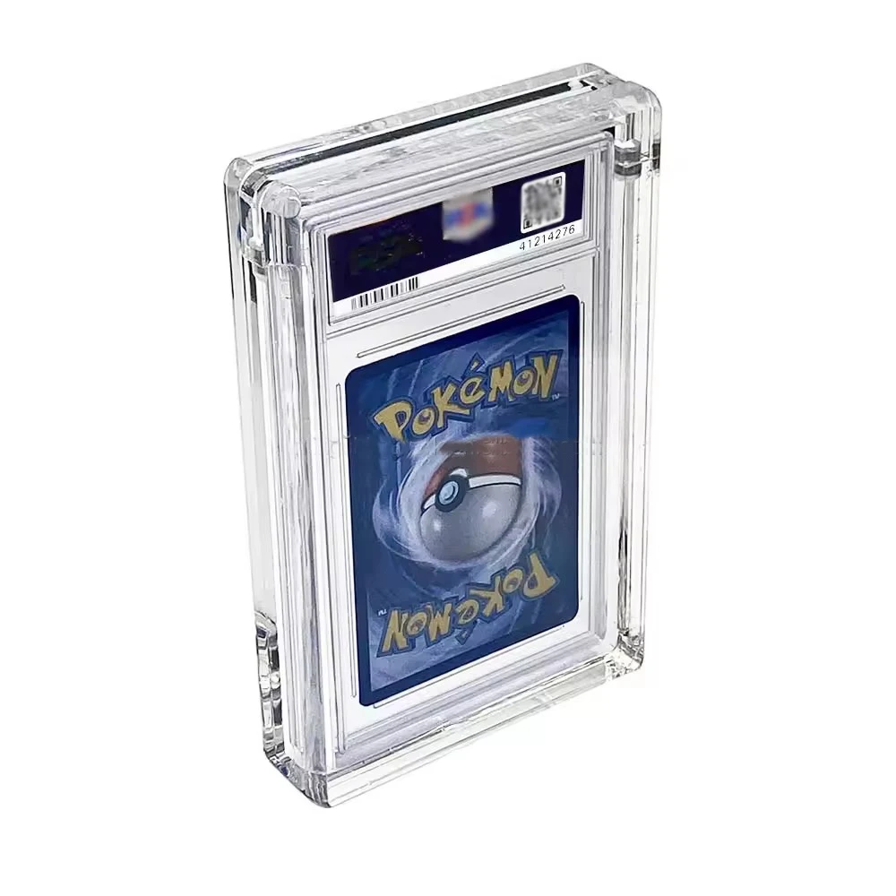 PS Acrylic Graded Card Collectible Slab Acrylic Display Case Holder For PS Grading Card Slab Magnetic Protector Case